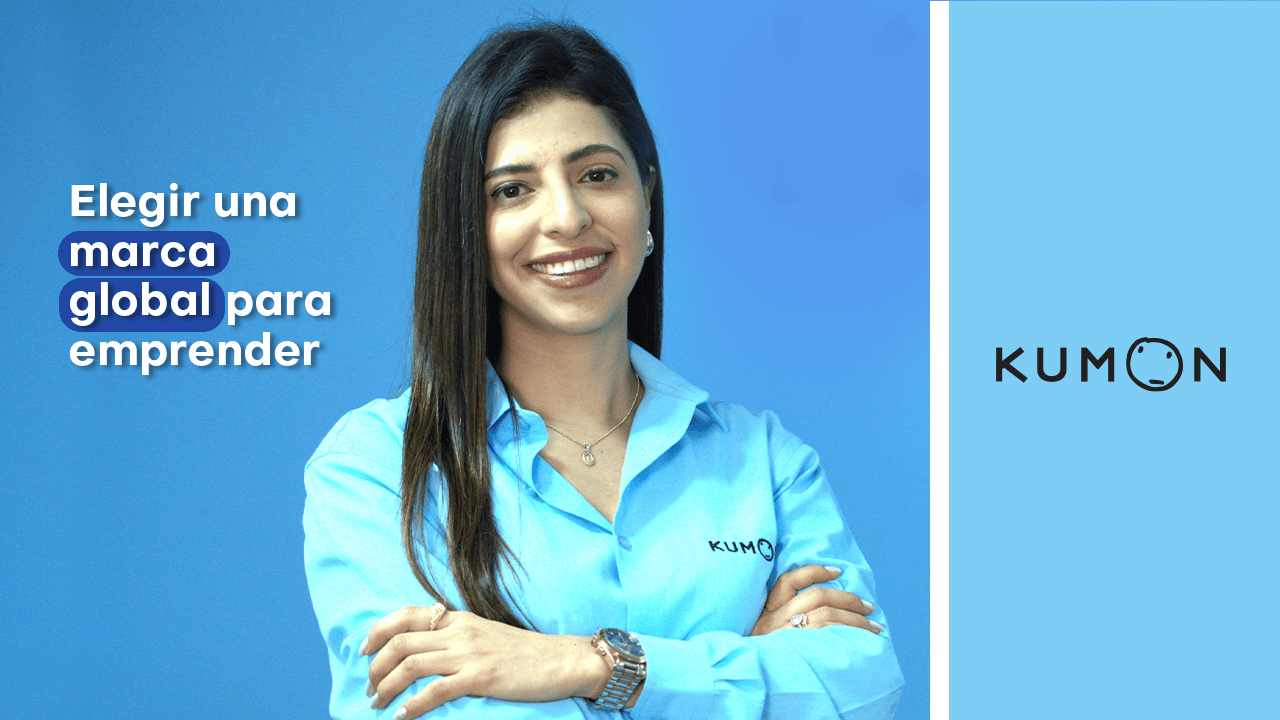 Foto de perfil de una orientadora Kumon hablando sobre la elegir uma marca global-Bolivia