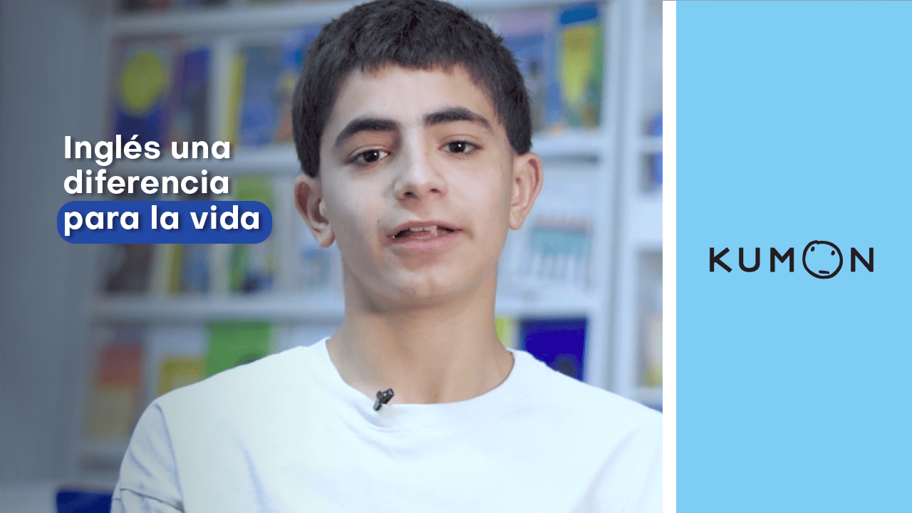 Foto de perfil de un alumno hablando sobre los benefícios de Kumon inglés-Bolivia